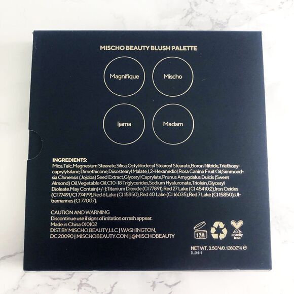 NIB Mischo Beauty Limited Edition Blush Palette & Hydrating Setting Spray Bundle - Picture 5 of 11